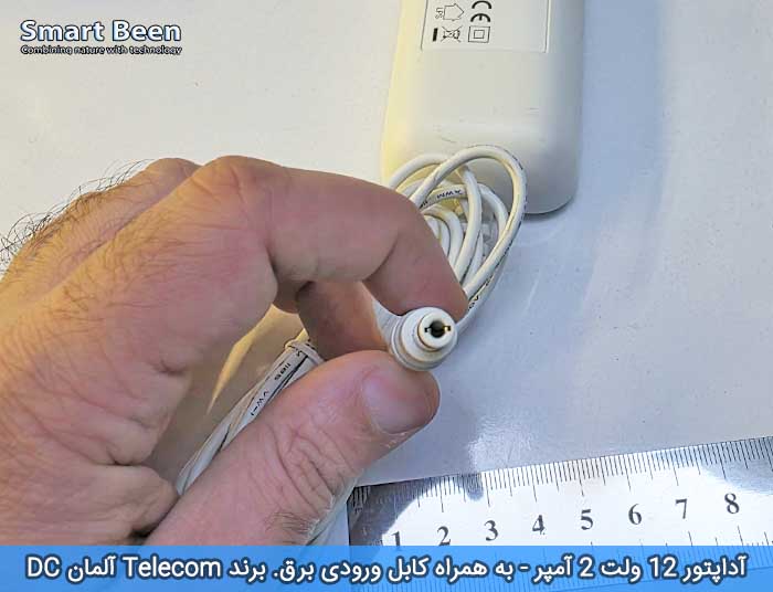 آداپتور 12 ولت 2 آمپر برند تلکام مناسب شیربرقی آبیاری قطره ای